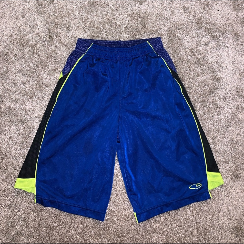 Champion Boys Blue & Yellow Athletic shorts size M - Picture 3 of 7